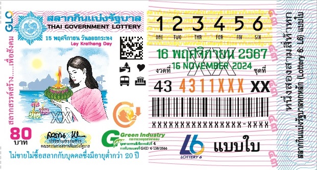 สลากกินแบ่งรัฐบาลงวดประจำวันที่ 16 พฤศจิกายน 2567